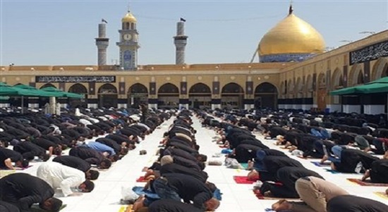 برگزاری نماز جمعه در مسجد کوفه پس از ۴ ماه