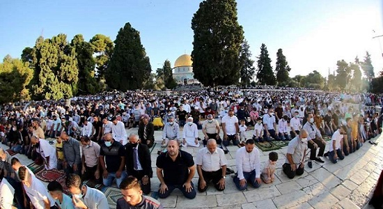 برپایی نماز جمعه در مسجدالاقصی با حضور ۱۰۰۰ نمازگزار