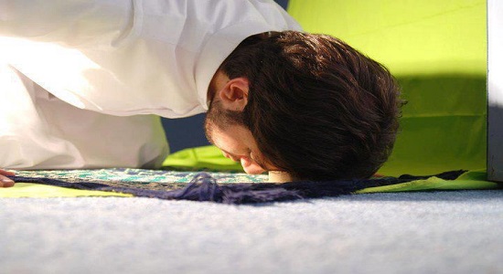 عدم دسترسی به مهر هنگام نماز