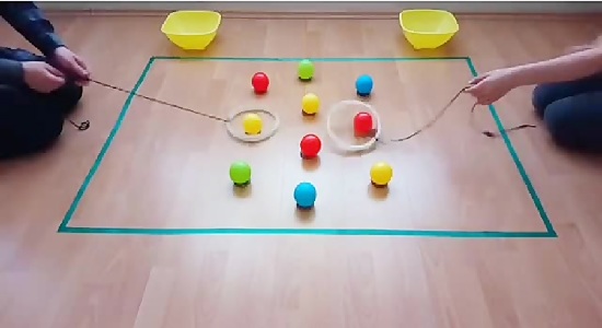 بازی توپ و حلقه