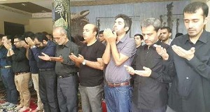 اقامه نماز ظهر عاشورا در مالزی 