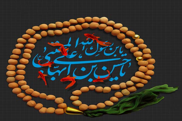 لباس زيبای امام حسن مجتبی علیه السلام در نماز