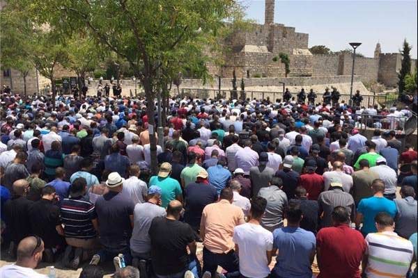 نماز پیروزی در مسجدالاقصی
