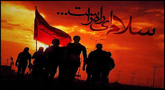 تصمیم چند زائر به خواندن مرتب نماز در پیاده روی اربعین