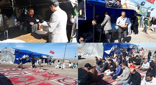 آماده سازی موکب ها برای اقامه نماز جماعت