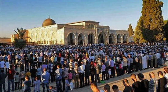 ۲۵ هزار فلسطینی در مسجدالاقصی نمازجمعه اقامه کردند