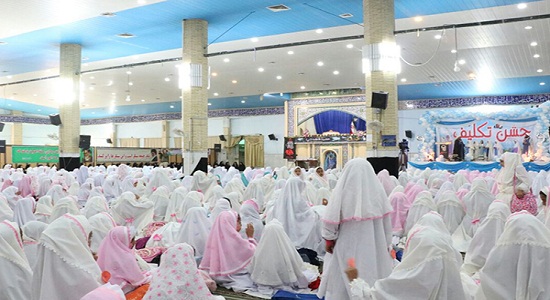 جشن تکلیف ۲ هزار دانش‌‌آموز دختر در زابل