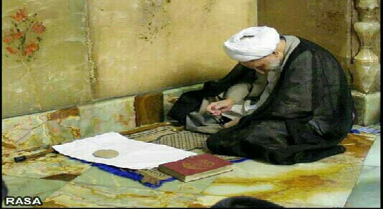 دست خطی برای بندگی