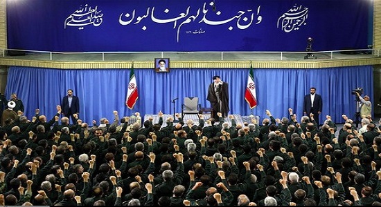 مداحی سید رضا نریمانی در حضور رهبری : گام دوم نماز با مهدی است 