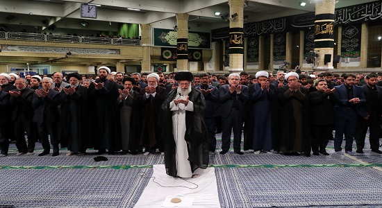 نماز جماعت ظهر و عصر اربعین به امامت امام خامنه ای
