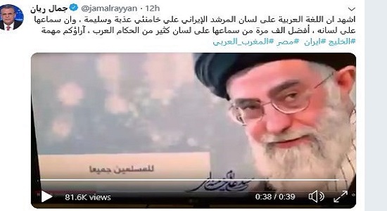 شیفتگی مجری سرشناس الجزیره از خطبه عربی رهبر معظم انقلاب در نماز جمعه میلیونی