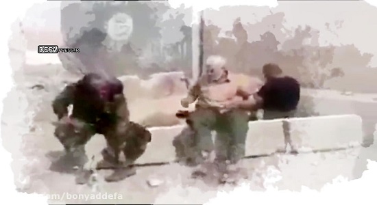 نماز شهید ابومهدی المهندس در هنگام جهاد با داعش