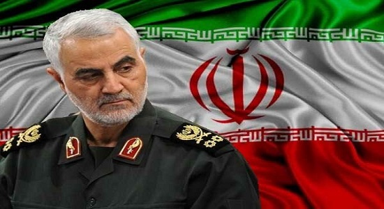 دعای حاج قاسم سلیمانی هنگام کلنگ زنی مسجد