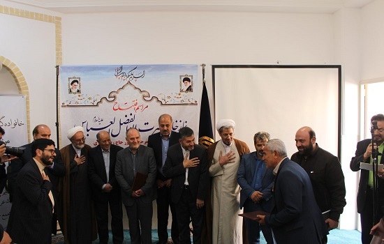 آیین افتتاح نمازخانه مدرسه شهید آجعفری روستای ورجان قم برگزار شد