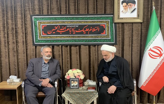 دیدار قائم مقام ستاد اقامه نماز با نماینده ولی فقیه در کردستان
