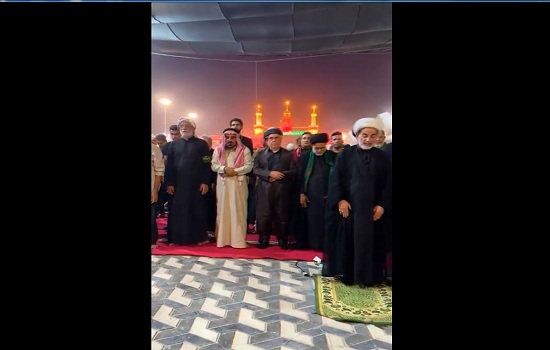 نماز وحدت حول محور امام حسین علیه السلام