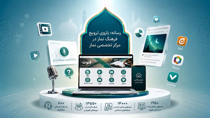 رسانه؛ بازوی ترویج فرهنگ نماز در مرکز تخصصی نماز