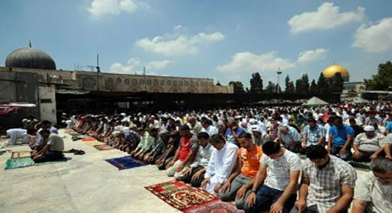 سومین نماز جمعه ماه رمضان در مسجدالاقصی اقامه شد 