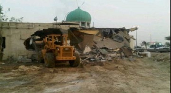 تخریب مساجد شیعی و جلوگیری از برپایی مناسک مذهبی