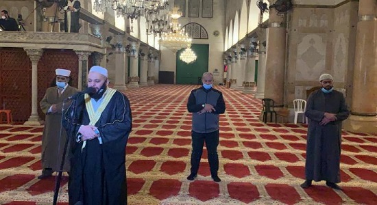 برپایی دومین نماز جمعه ماه مبارک رمضان در مسجدالاقصی