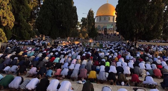 اقامه نماز جمعه ۱۵ هزار فلسطینی در مسجدالاقصی بعد از 42 روز