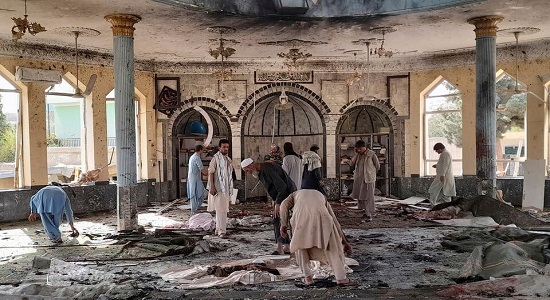 داعش مسئولیت انفجار مسجد شیعیان افغانستان را برعهده گرفت+تصویر